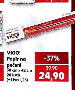 VIGO! Papír na pečení