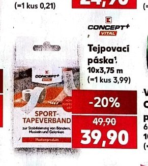 CONCEPT VITAL Tejpovací páska