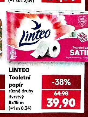 LINTEO Toaletní papír