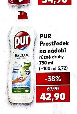 PUR Prostředek na nádobí