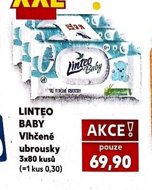 Linteo Baby Vlhčené ubrousky