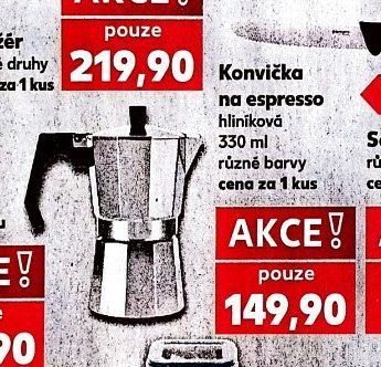 Konvička na espresso