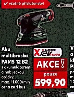 Aku multibruska PAMS 12 B2