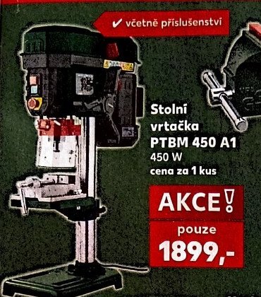 Stolní vrtačka PTBM 450 A1