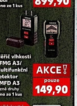 Měřič vlhkosti PFMG A3/Multifunkční detektor PMFD A3