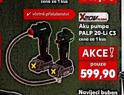 Aku pumpa PALP 20-Li C3