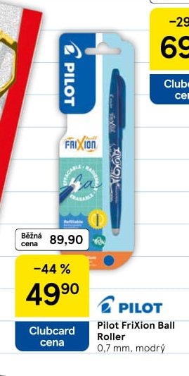 Pilot FriXion Ball Roller 0,7 mm, modrý