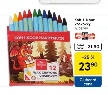 Koh-I-Noor Voskovky 12 barev