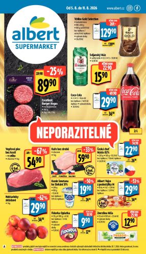 akční leták Albert 5.8.2026-11.8.2026