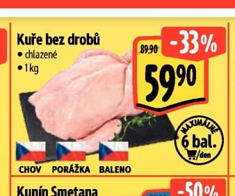 Kuře bez drobů