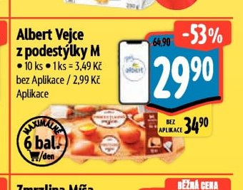 Albert Vejce z podestýlky M