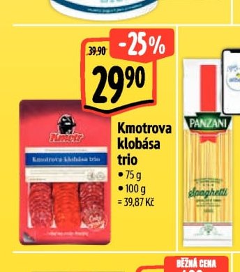 Kmotrova klobása trio