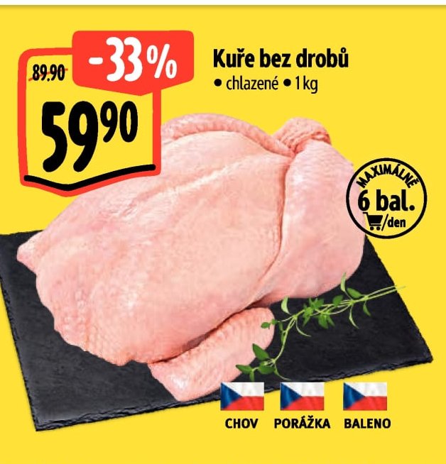 Kuře bez drobů