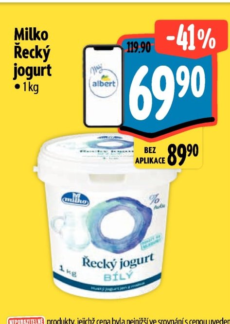 Milko Řecký jogurt