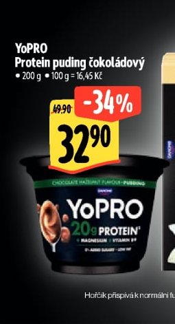 YoPRO Protein puding čokoládový