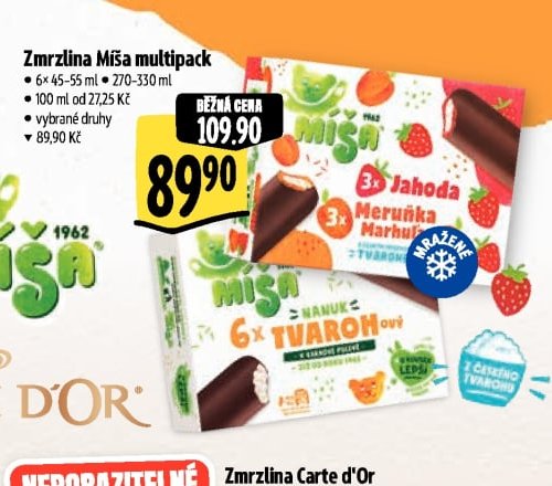 Zmrzlina Míša multipack