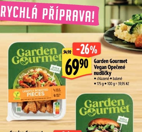 Garden Gourmet Vegan Opečené nudličky