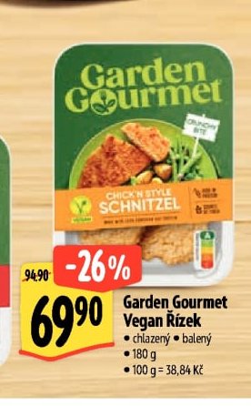 Garden Gourmet Vegan Řízek