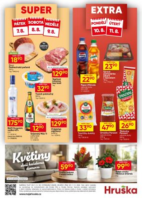 akční leták Hruška 5.8.2026-11.8.2026