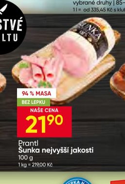 Prantl Šunka nejvyšší jakosti