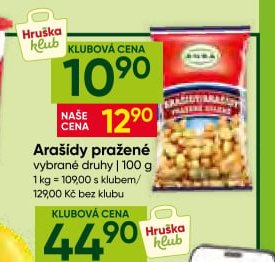 Arašídy pražené