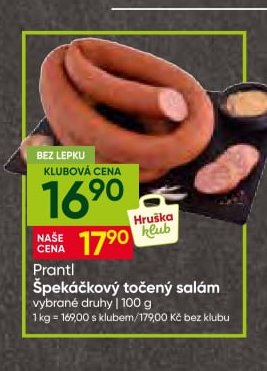 Prantl Špekáčkový točený salám
