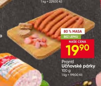 Prantl Učňovské párky