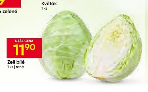 Zelí bílé 1 ks