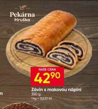 Závin s makovou náplní 350 g