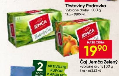 Čaj Jemča Zelený