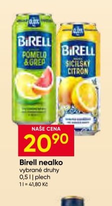 Birell nealko vybrané druhy