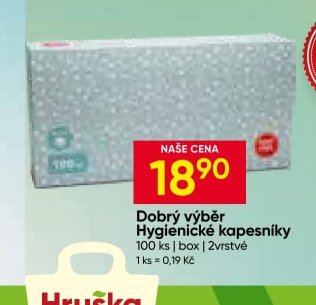 Dobrý výběr Hygienické kapesníky