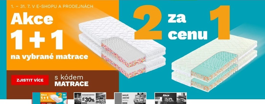 Matrace v akci 1+1