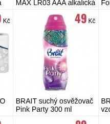 BRAIT suchý osvěžovač Pink Party 300 ml