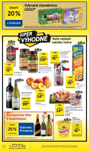 akční leták Tesco 5.8.2026-11.8.2026