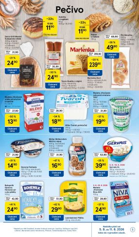 akční leták Tesco 5.8.2026-11.8.2026