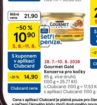 Gourmet Gold Konzerva pro kočky 85 g