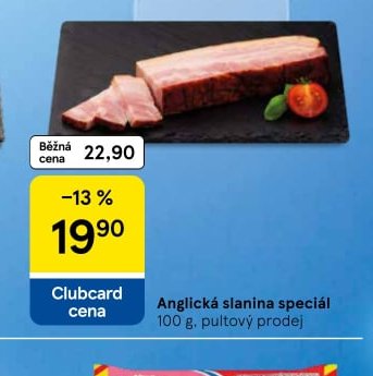 Anglická slanina speciál