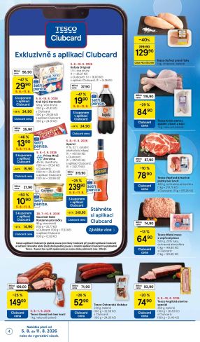 akční leták Tesco 5.8.2026-11.8.2026