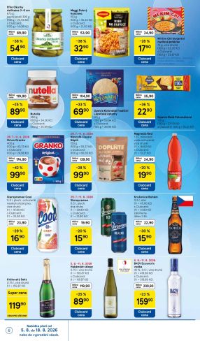 akční leták Tesco 5.8.2026-11.8.2026