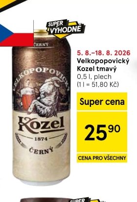 Velkopopovický Kozel tmavý