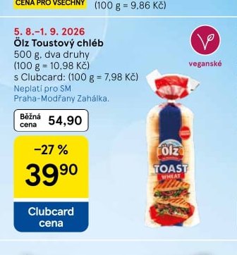 Ölz Toustový chléb 500 g