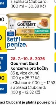 Gourmet Gold Konzerva pro kočky