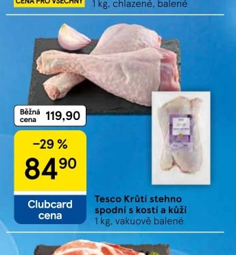 Tesco Krůtí stehno spodní s kůží