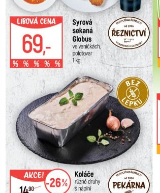 Syrová sekaná Globus
