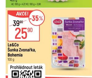 Le&Co Šunka Zvonařka, Bohemia