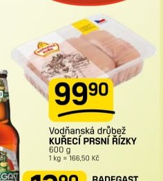 Vodňanská drůbež kuřecí prsní řízky