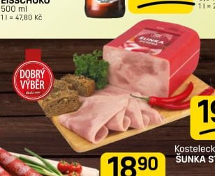 Kostelecké uzeniny Šunka standard