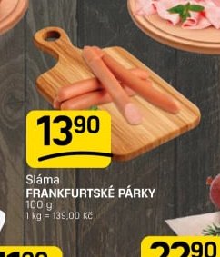 Sláma FRANKFURTSKÉ PÁRKY