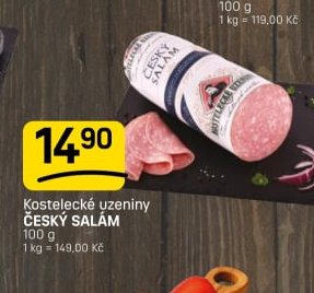Kostelecké uzeniny ČESKÝ SALÁM
